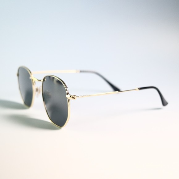 SOJOS Sunglasses SJ1072 C6 JL 51-21-149 retro gold frame slim N9 - Picture 6 of 9